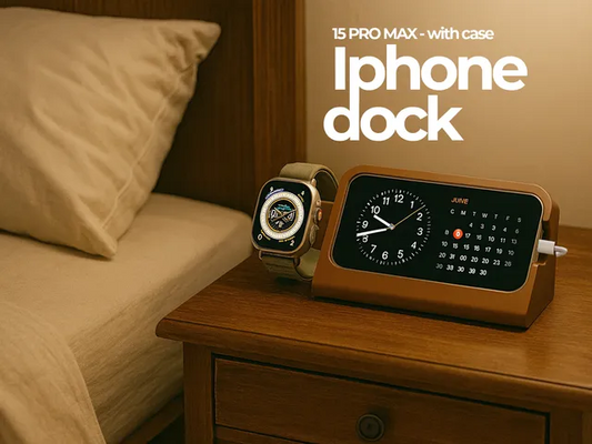 Dock di ricarica - Iphone 15 Pro Max con custodia