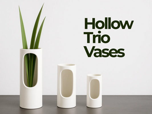 Hollow Trio Vases